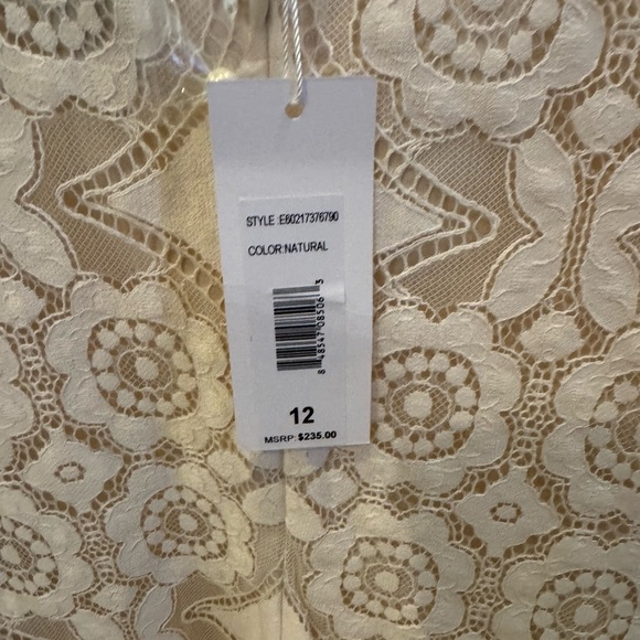 ERIN by Erin Fetherston Cream Lace Midi Dress - Picture 2 of 10